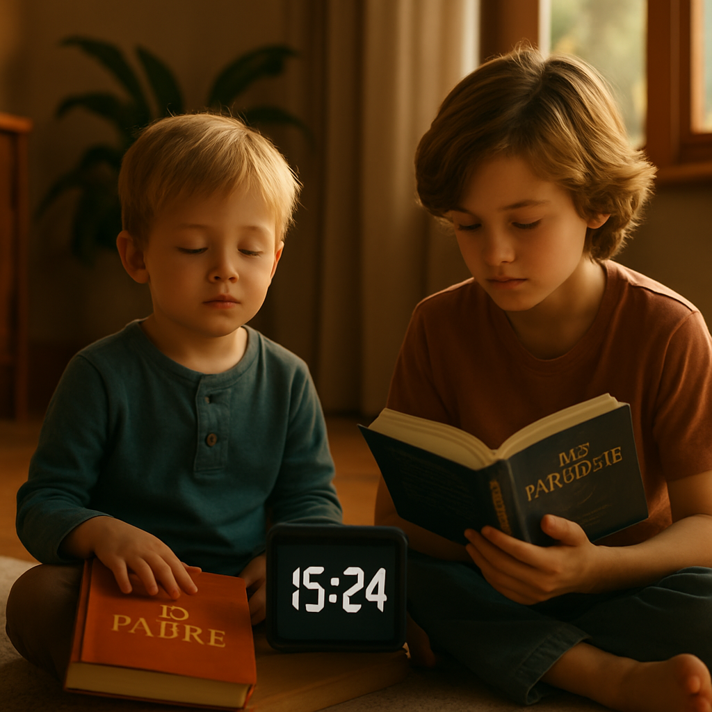 Cómo enseñar a tus hijos hábitos digitales saludables