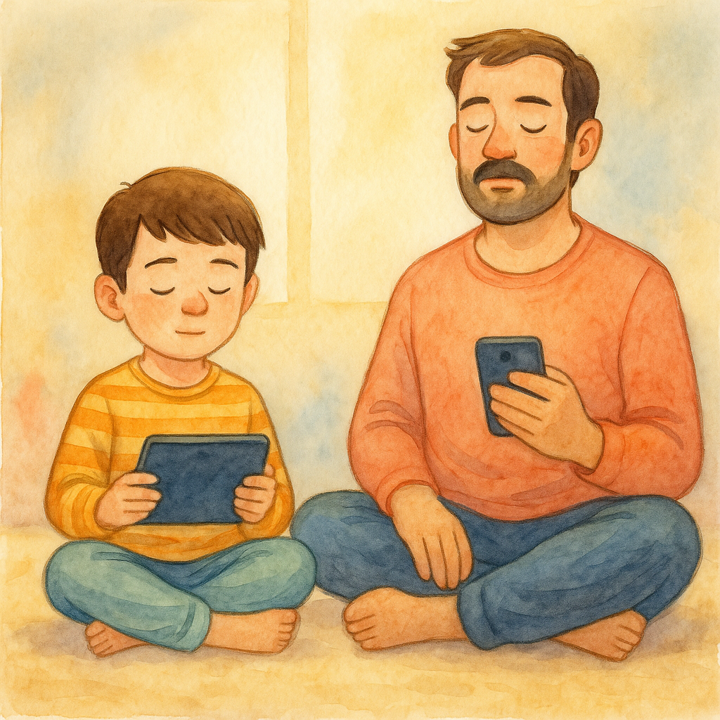Mindfulness digital en la crianza