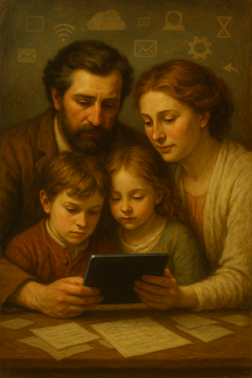 Futuro de la paternidad digital consciente en la era tecnológica