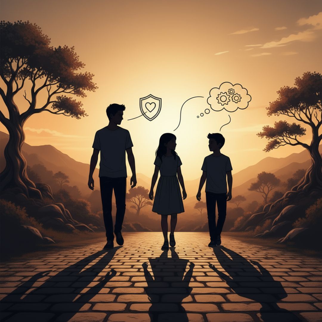 La responsabilidad de los padres en familias con varios hijos