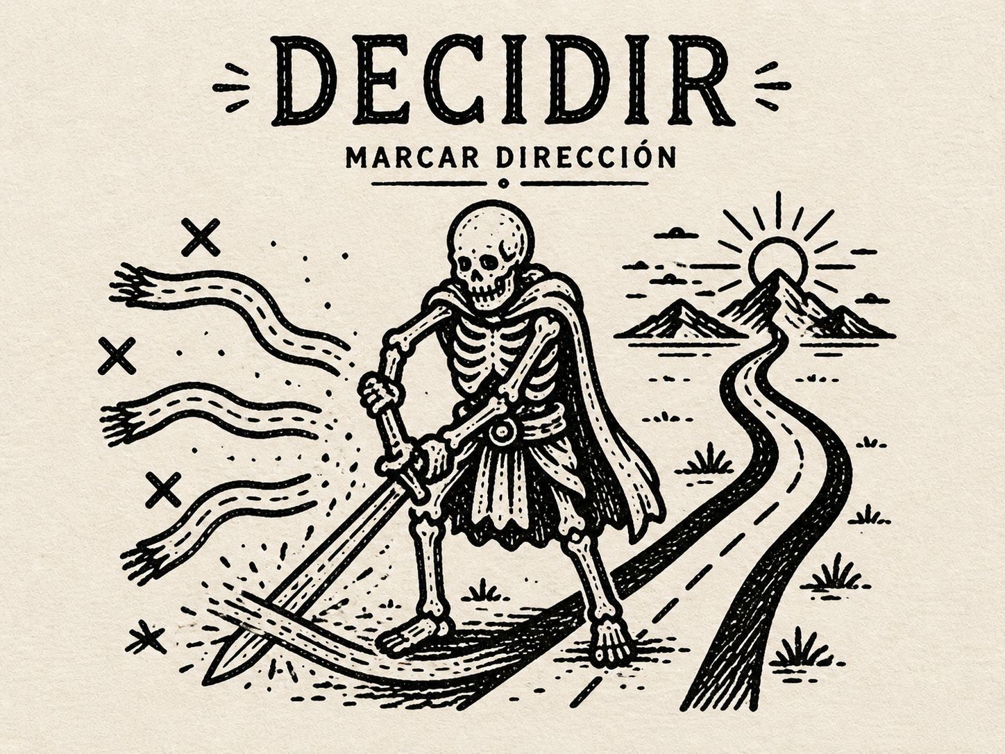 Decidir y comprometerse con una opción para avanzar con claridad