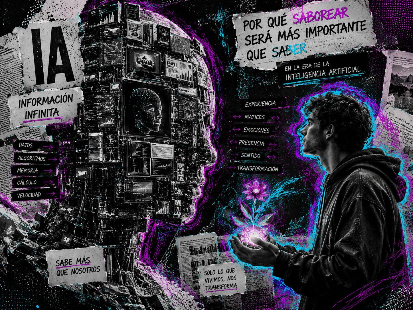 Por qué saborear será más importante que saber en la era de la IA